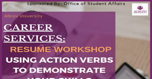 Career Services: Resume Workshop – March 10th