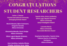 Congratulations Student Researchers!