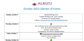 October Events